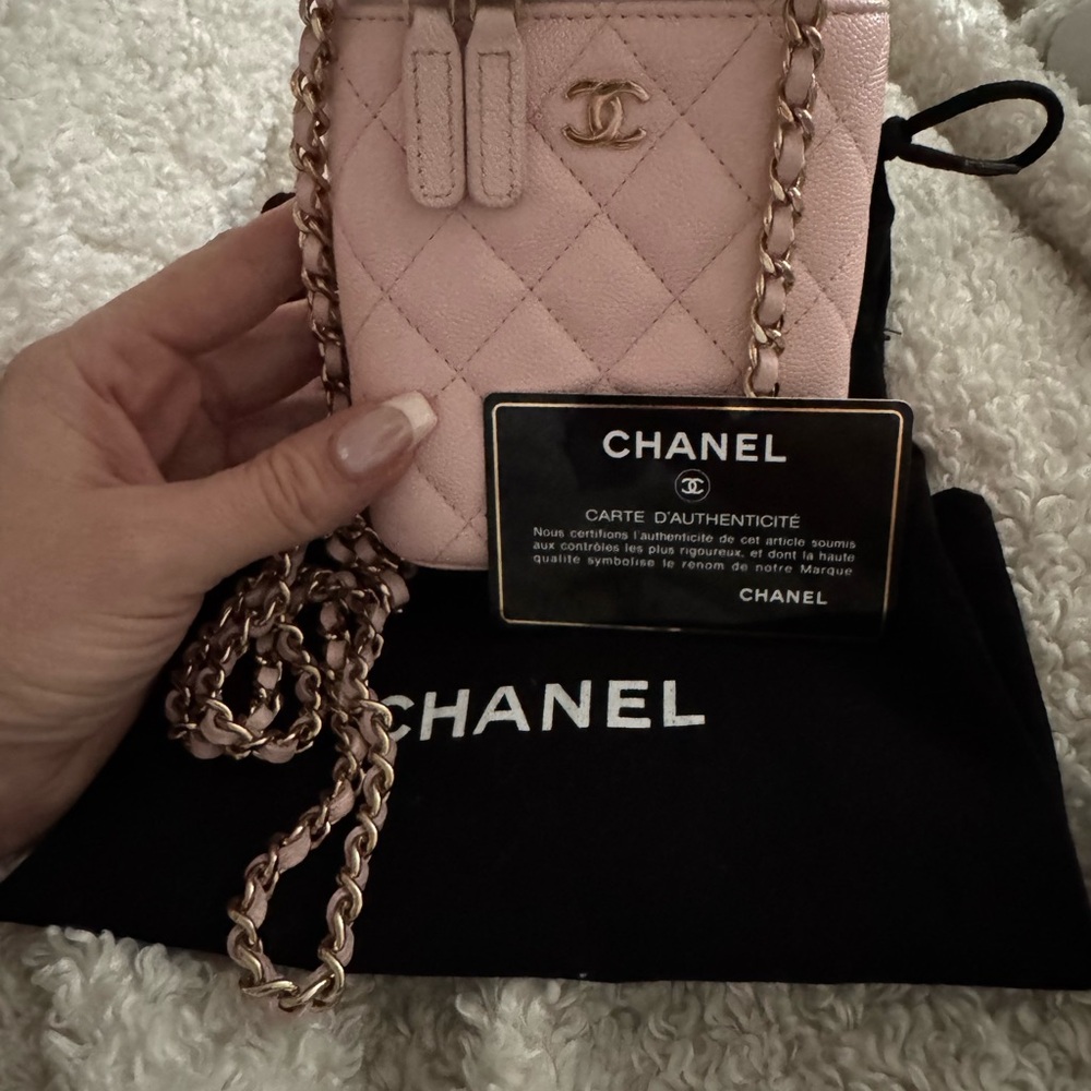 Chic Baby pink Chanel caviar Quilted Leather Bag